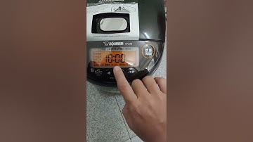 Zojirushi NP-ZH18: hướng dẫn sử dụng cơ bản