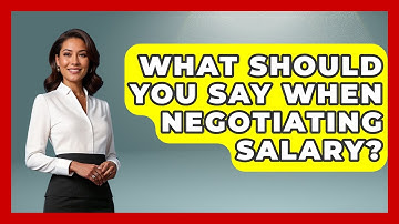 What Should You Say When Negotiating Salary? - Job Success Network