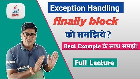 Finally Block in Java | Try-Catch-Finally In Java | Exception Handling