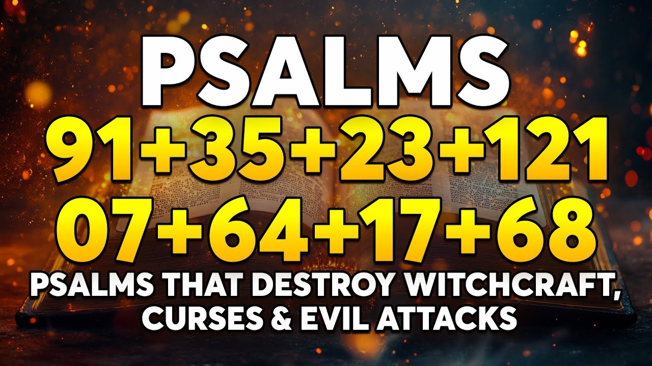 Psalms That DESTROY Witchcraft, Curses & Evil Attacks | Psalms 91, 35, 23, 121, 07, 64, 17, 68