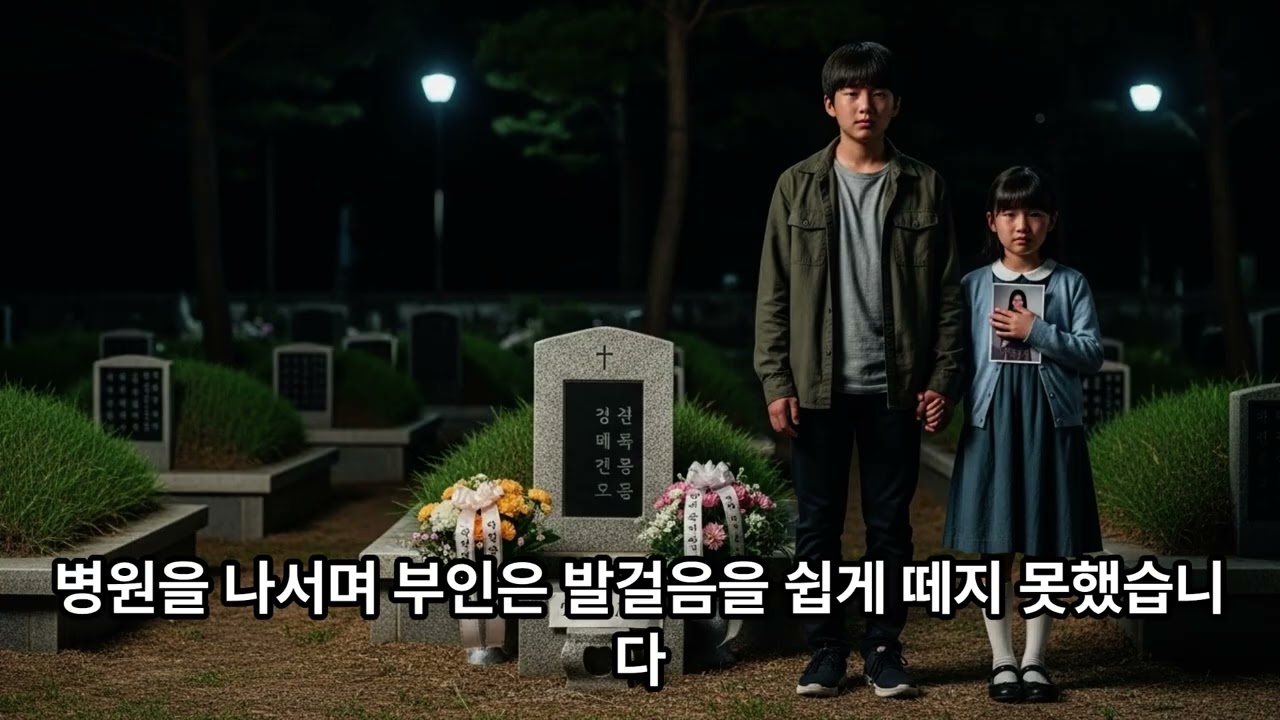 우리 입양가요 미국가서도 엄마 않잊을께요 작별인사하는 고아 남매