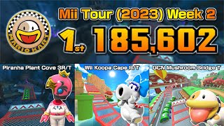 JUST END THIS! | Mario Kart Tour | Mii Tour (2023) Week 2 Ranked Cup (185K) | Tier 99 | Lv 353