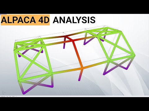 Tutorial: Alpaca 4D Structural Analysis. Quick portal frame demo.