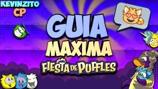 Club Penguin | Guía Máxima Completa | Trucos de la Fiesta de Puffles 2016 | KevinzitoCP