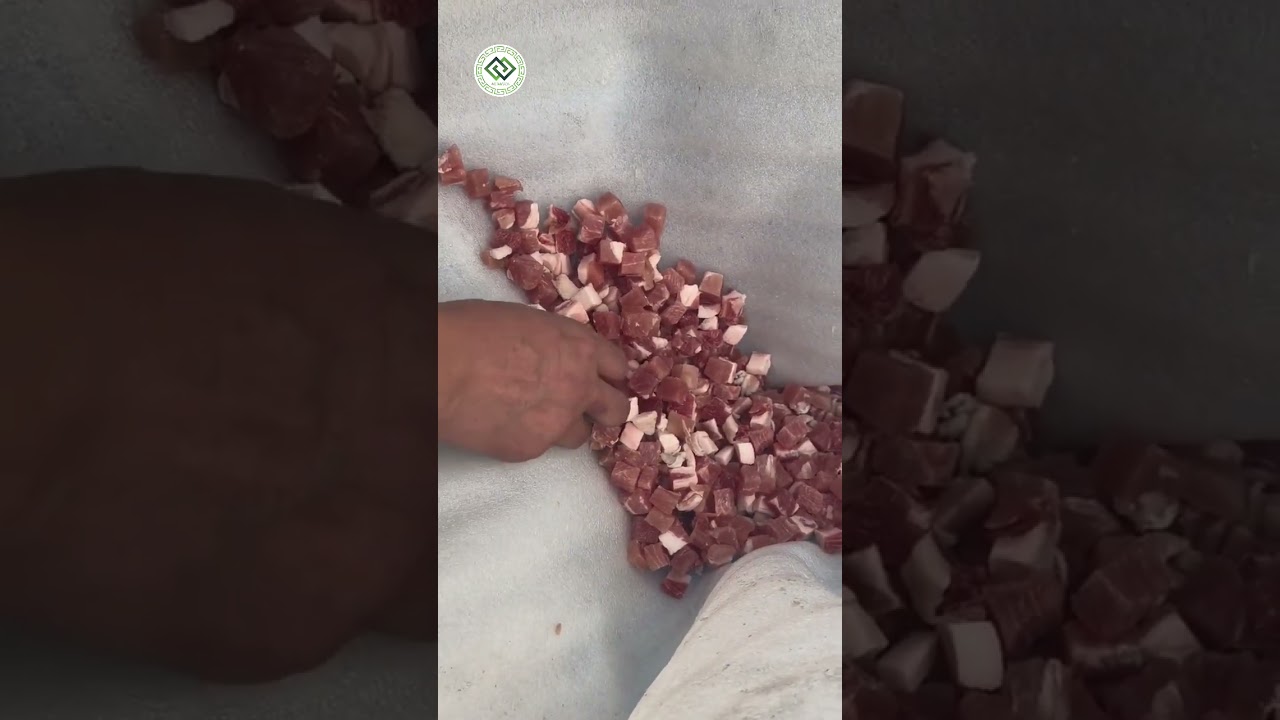 How MNS-QD320 Dicer Cut Frozen Meat into Cubes? (WhatsApp:+86-13733892205)