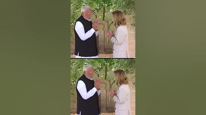‘Namaste’: Here’s how PM Modi, and Italian PM Meloni greeted each other at G7 #kalingatv