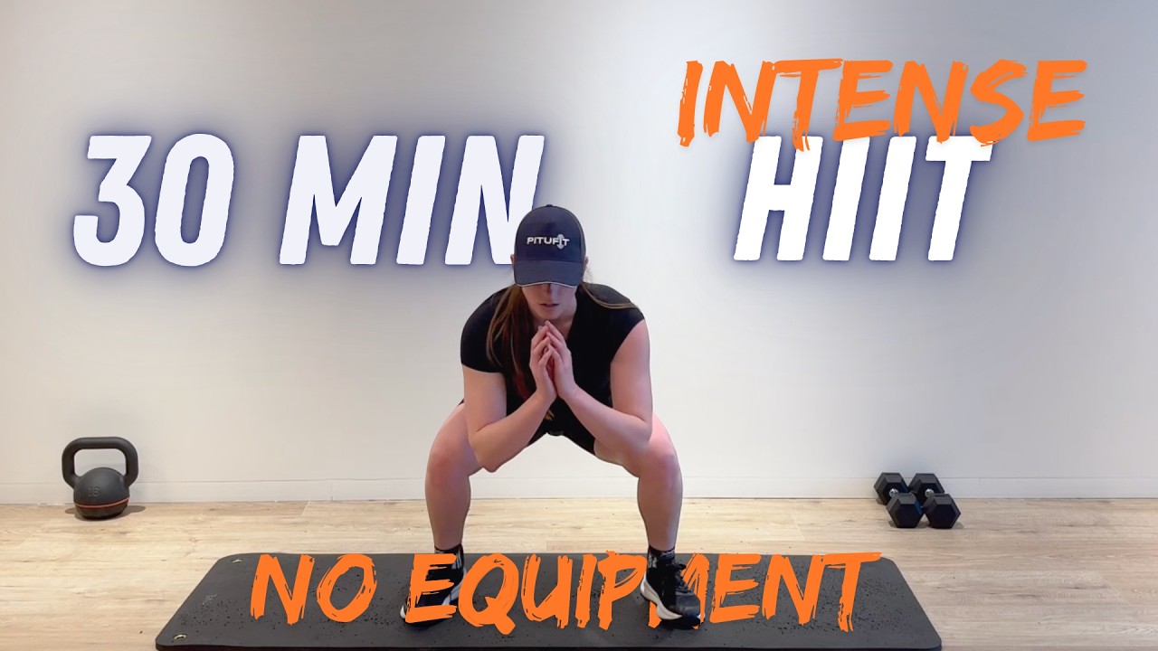 30 MIN KILLER HIIT Full Body Workout - No Equipment - No Repeat - HIIT Home Workout