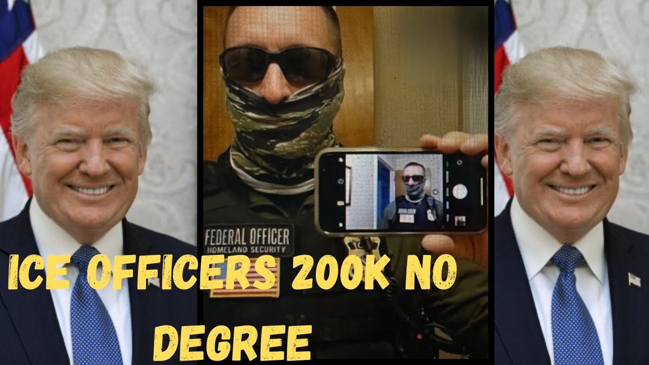 Donald Trump Bankrupts the Economy ICE Agent Brags about 200K Salary NO College Degree