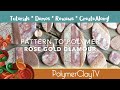 Create Glamorous Rose Gold Jewelry with Polymer Clay