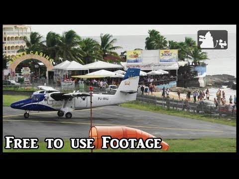 Spotting at a Rainy St Maarten Free to use footage part 6