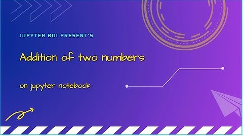 Addition of numbers in Jupyter notebook  #shorts #Python #JupyterNotebook
