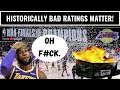 NBA Finals TV Ratings are OFFICIALLY the WORST in modern league HISTORY! NICE JOB Lebron!