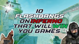 CS2 | 10 Flashbangs On Inferno That Will Win You Games