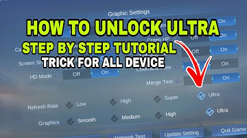HOW TO UNLOCK ULTRA SETTINGS IN ML REFRESH RATE AND GRAPHICS • 1 FILE ✓ LEXPRO OFFICIAL MLBB