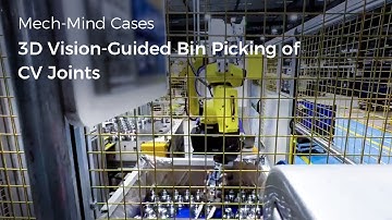 Mech-Mind Case from Automotive Industry: AI+3D Vision-Guided Bin Picking of CV Joints