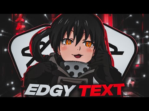 Edgy Text Like Ae | Capcut Tutorial
