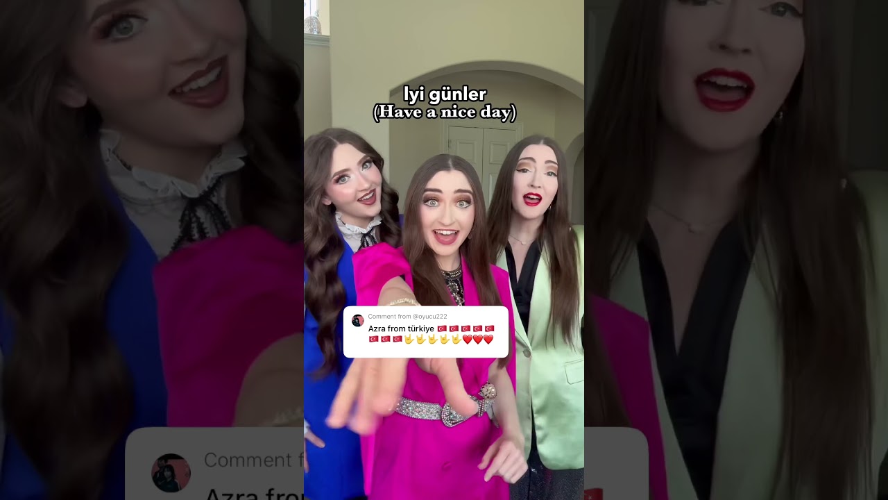 Azra Name Song In Türkçe! Merhaba Elif! 🇹🇷🇩🇪🇦🇿 K3 Sisters 