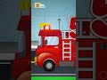 10 Little Fire Trucks Song 🎶 Nursery Rhymes #shorts