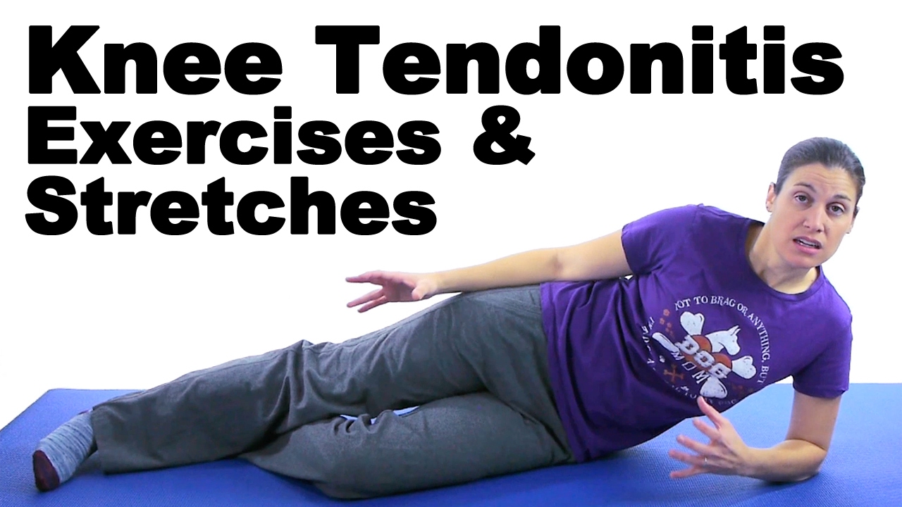 Knee Tendonitis Exercises & Stretches - Ask Doctor Jo - YouTube