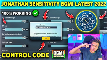 JONATHAN NEW SENSITIVITY 2022 WITH SENSI**CODE | COMPETITIVE PLAYER BEST SENSITIVITY SETTINGS