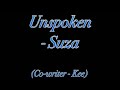 Suza Unspoken Official Lyric Video 