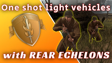 DESTROY LIGHT VEHICLES with REAR ECHELON MINES - CoH2 Quick Tip