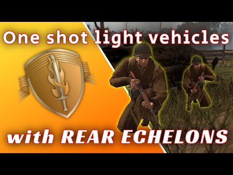 DESTROY LIGHT VEHICLES with REAR ECHELON MINES - CoH2 Quick Tip