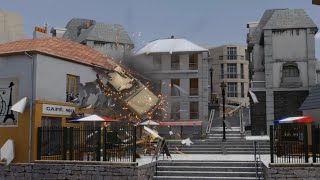 Blender Car Crash Smoke Spark Animation Test Made By Landon