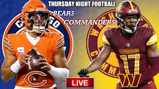 🏈 Bears VS Commanders | Ultimate Live Stream Reaction | Thursday Night Football