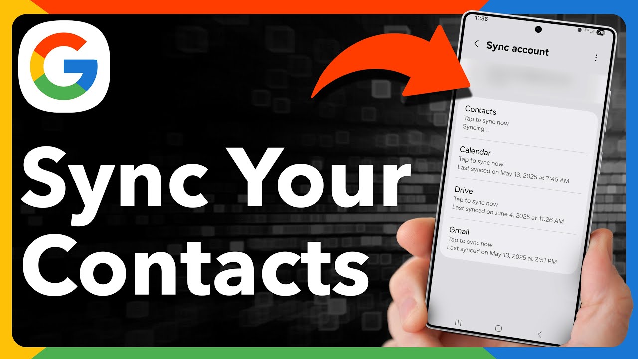 How To Sync Google Contacts On Android - YouTube