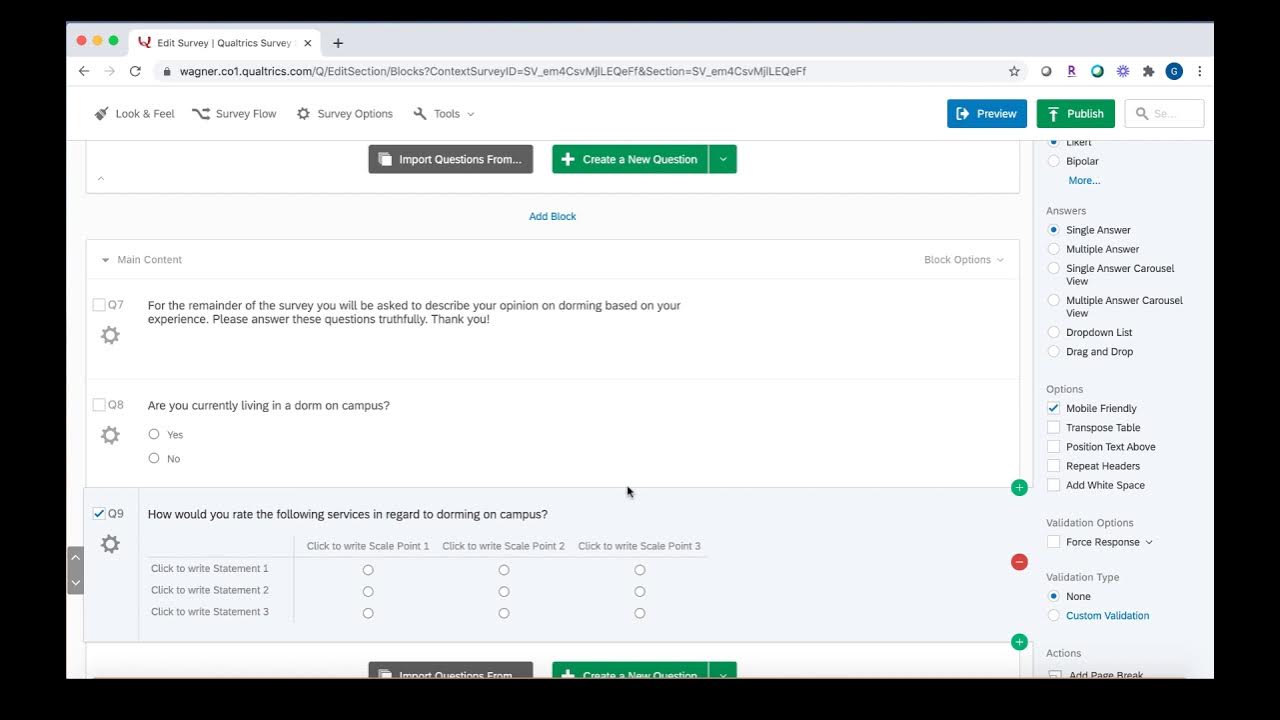 Qualtrics Basics Walkthrough - YouTube