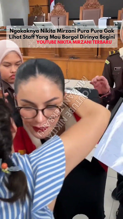Nikita Mirzani Laughs When She Pretends She Didn't See The Staff Who Wanted To Handcuff Her Like ...