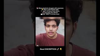 🎓 Study + side hustle = smart student life 📱✨👍 Like • 💬 Comment • 🔄 Share
