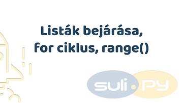 6.2 Listák bejárása