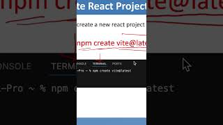 How to Create React Project in VSCode? #reactjs #reactjstutorial #coding