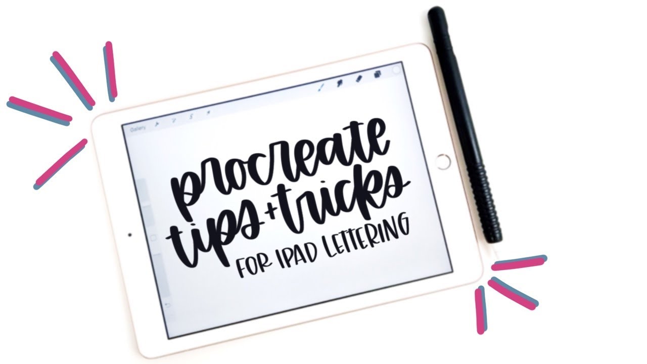 iPad Lettering for Beginners Procreate Tips + Tricks  How to Handletter