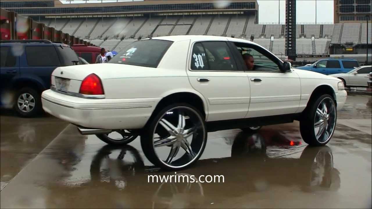 crown vic with rims.