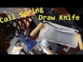 Draw Knife Forged from a Coil Spring -Blacksmithing Ep. 1-
