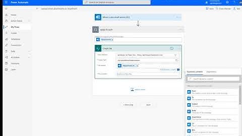 Power Automate - How To Upload Email Attachments To SharePoint