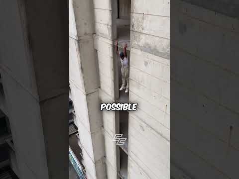 IRL Spiderman Jumps off Roof?