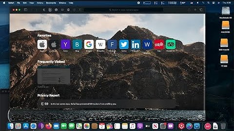 How to Customize Safari  Background Image Start Page on macOS Big Sur