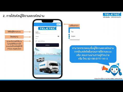 การแนะนำการใช้งาน TELETEC MOBILE APPLICATION