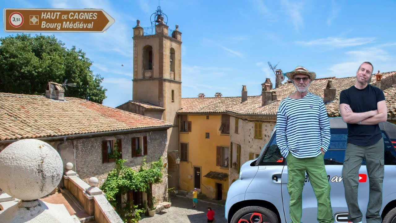 HAUT DE CAGNES Village |  Corsican Lunch In Cagnes Sur Mer Food Market On The Way!  🇫🇷