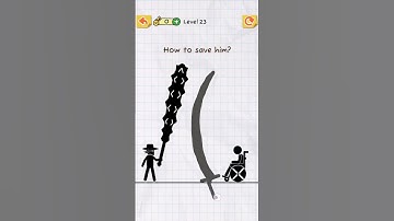 Draw 2 Save 23 level, How to save him?