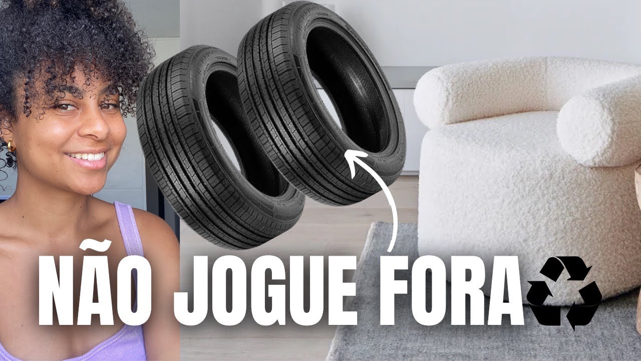 Como fazer uma poltrona com pneu