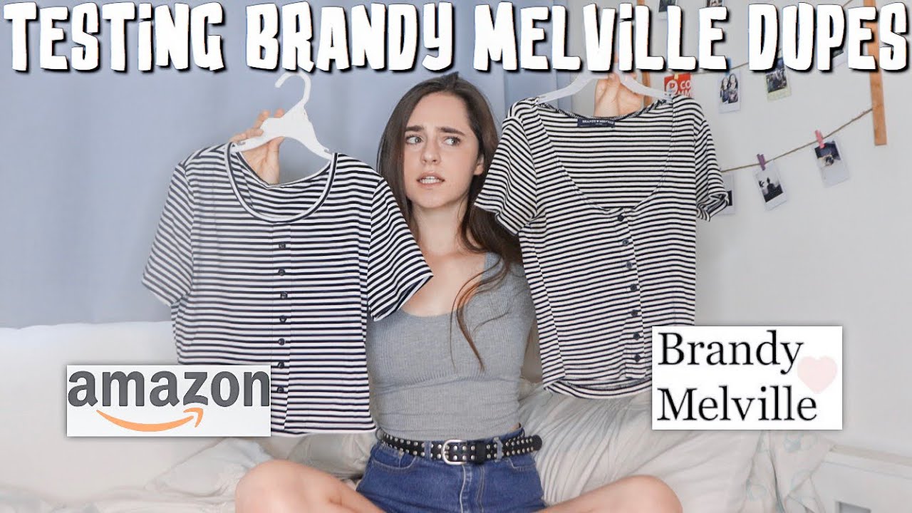 testing brandy melville amazon dupes! YouTube