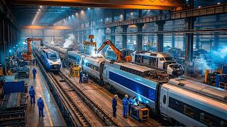 “Inside a Train Assembly Factory 🚆 | How Trains Are Built at Massive Scale”