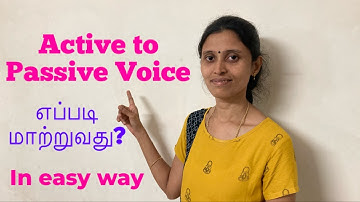 Active to passive voice - Part 1 | Simple present tense | Advance grammar | Vi