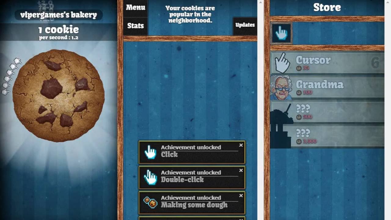 cookie clicker part 1 - YouTube