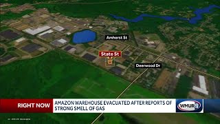 Amazon warehouse evacuated due to gas odor